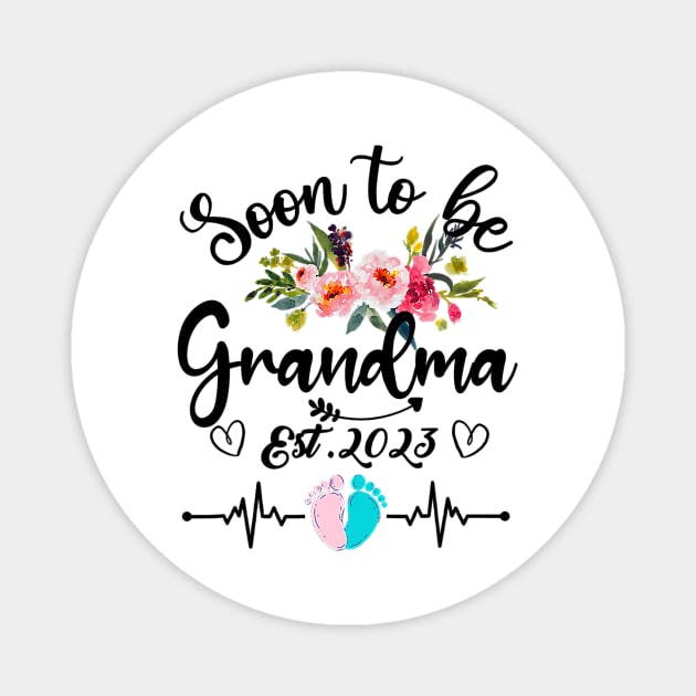 Soon To Be Grandma Est 2023 Magnet by tabbythesing960